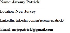 Contact information